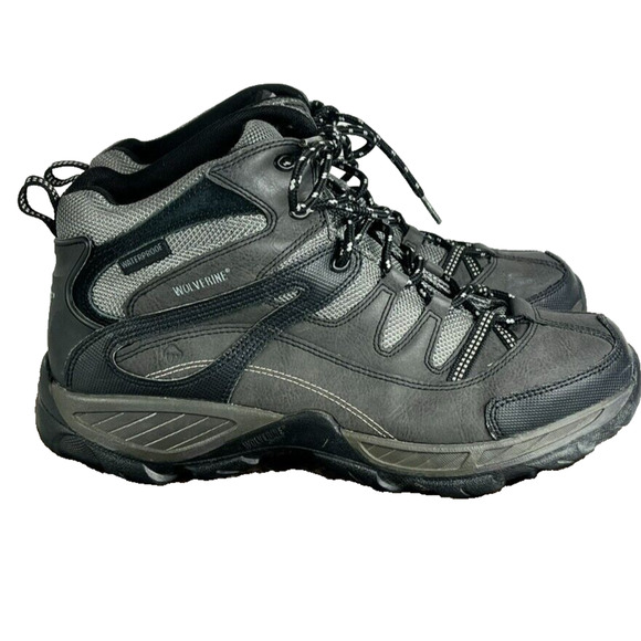 Wolverine Boots Mens Size 10.5 EW W04117 Bennett Safety Toe Work Gray Black - Picture 1 of 12